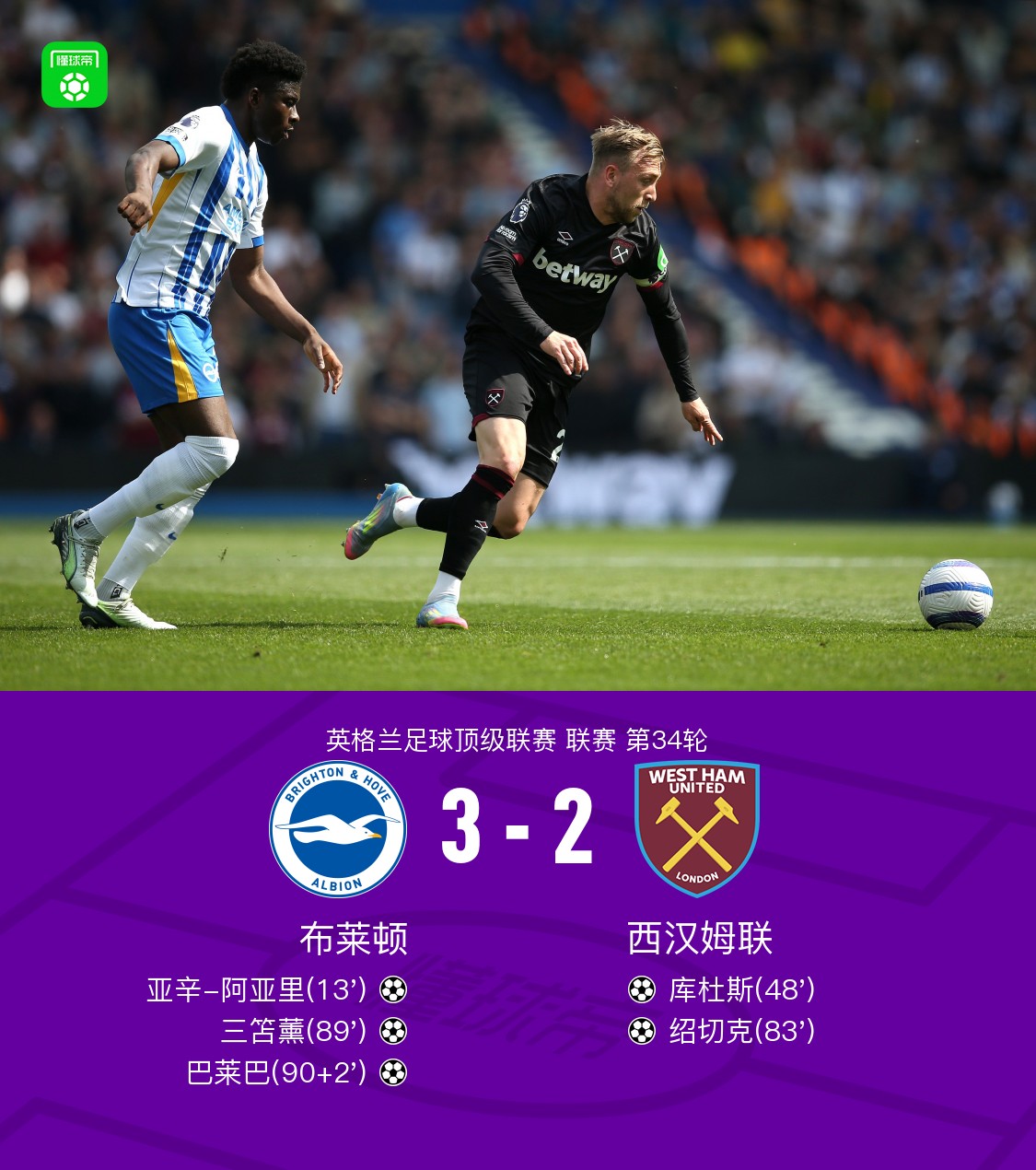 关于西汉姆联大获全胜,实现逆袭的信息 关于西汉姆联大获全胜,实现逆袭的信息